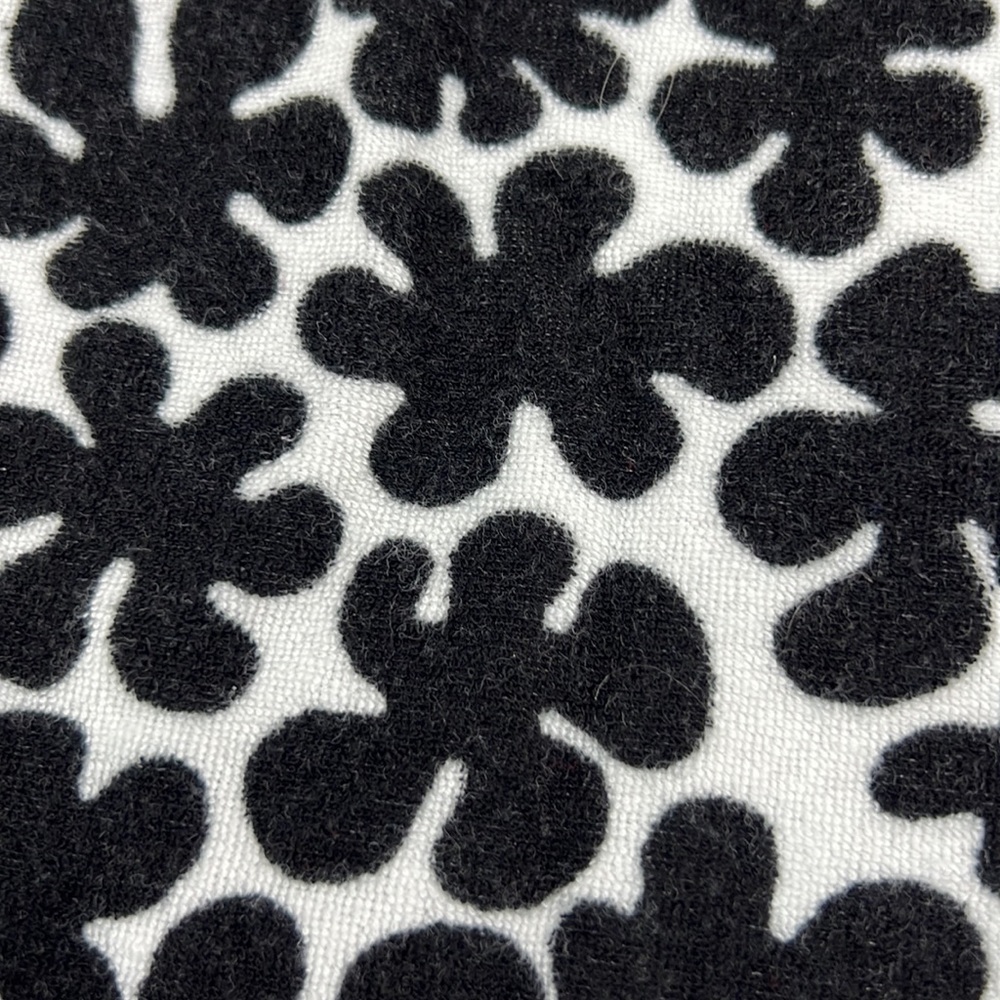 Marimekko Girls Terry Black and White Swim Coverup Poncho Size S/M - Picture 5 of 6